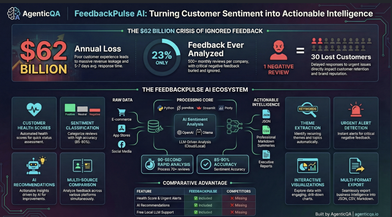 FeedbackPulse AI - Customer Sentiment Analysis